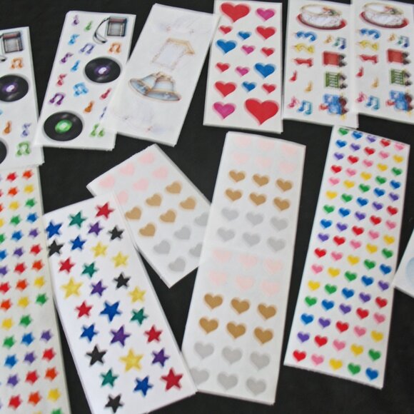 Creative Memories & Mrs. Grossman  Stickers,  Stars, illusions, Stars & Moon, - Picture 3 of 6